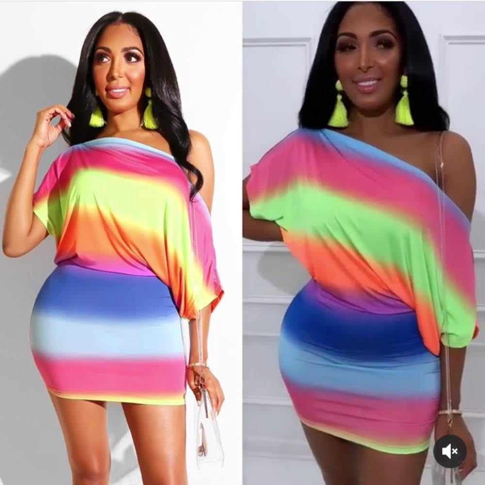 Touch Dolls off the shoulder dress
